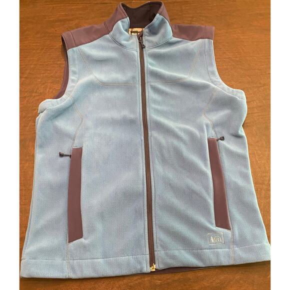 REI Co-op Blue Fleece Vest with Full Zip Pockets – Men’s Size Medium Gorpcore - Picture 1 of 7